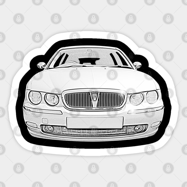 Rover 75 classic car Sticker by soitwouldseem